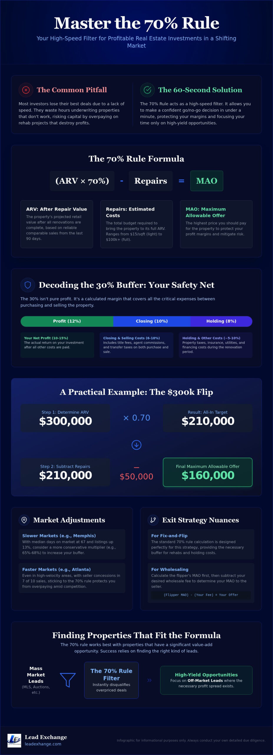 70% Rule Calculator: Memphis Real Estate Investing