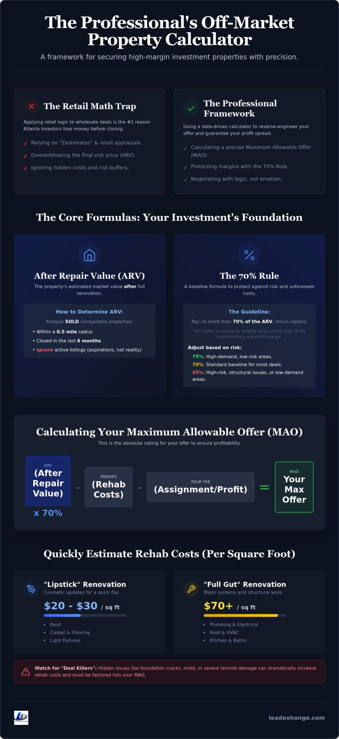 Off-Market Property Calculator for Atlanta Investors